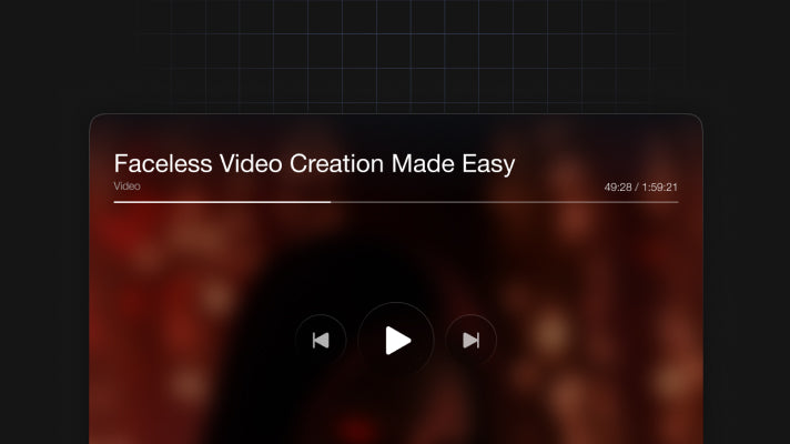 Faceless Video Creation Made Easy